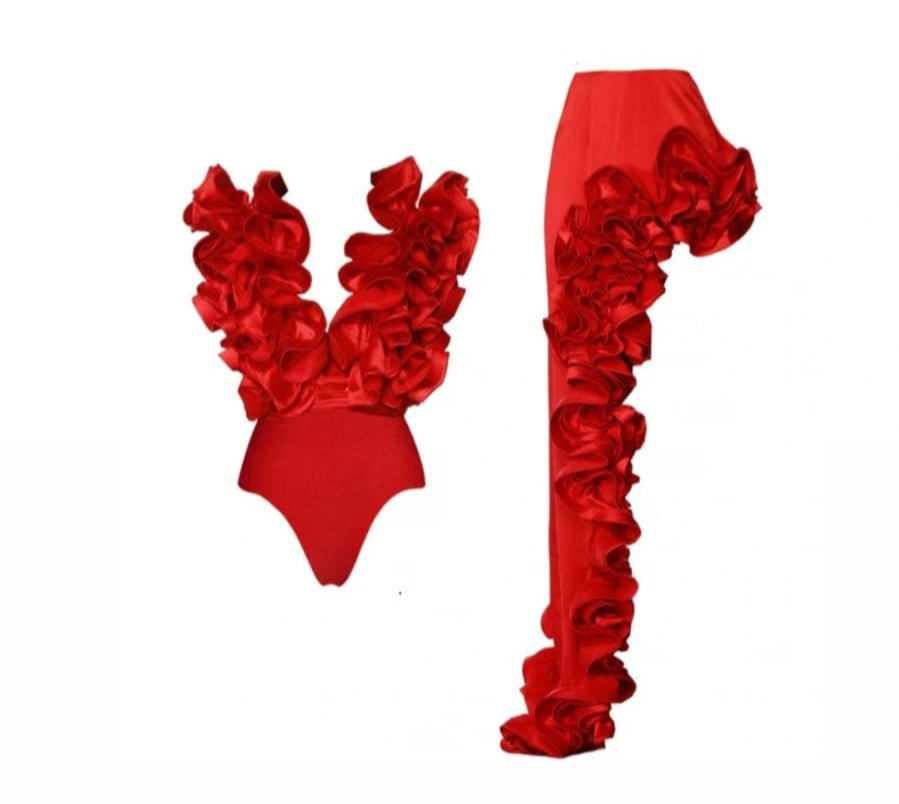 Red Slint Swimsuit